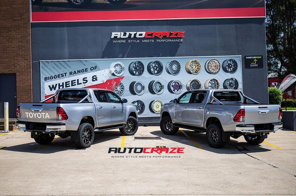TOYOTA HILUX N80 4WD MAVERICK GLOSS BLACK MILLED ACCENTS